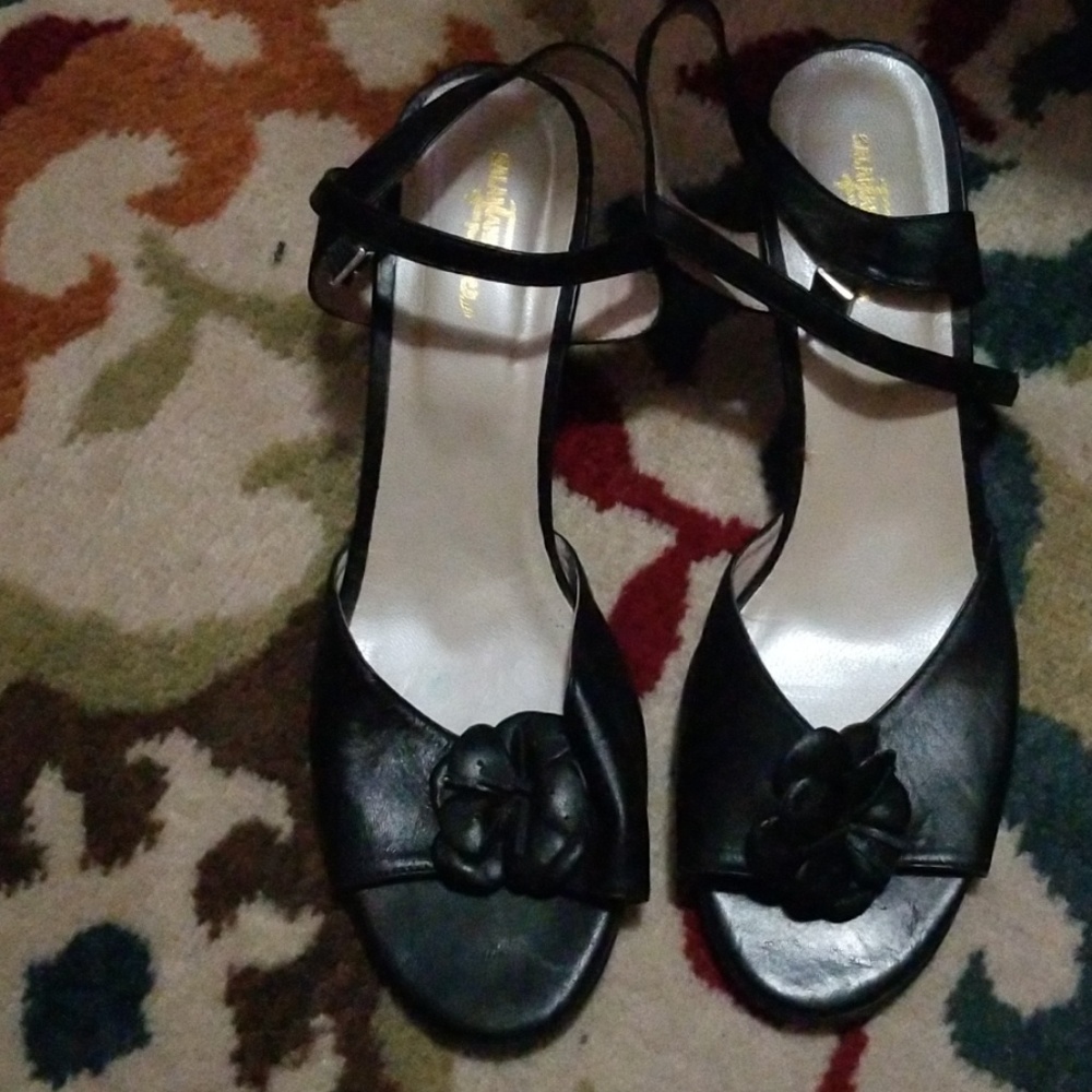 Vintage salamander France leather sandals